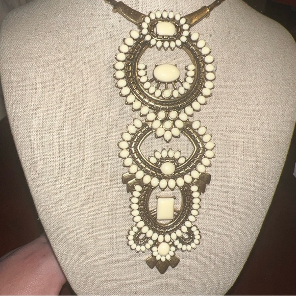 Stella & Dot Havana Pendant Necklace And Earrings Versatile! Convertible VTG - Picture 1 of 15